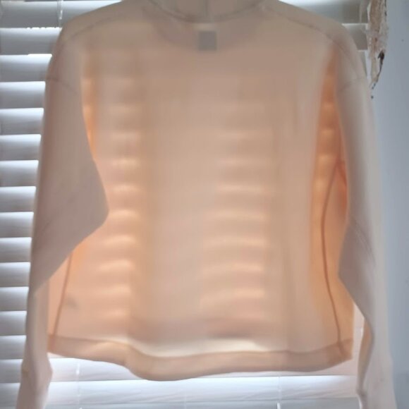 HOKA ONE ONE Women’s Yellow Performance Pullover Sweatshirt Size L Fleece Active - Picture 7 of 7